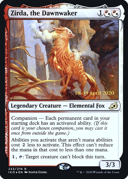 Zirda, the Dawnwaker - Foil - Prerelease Promo