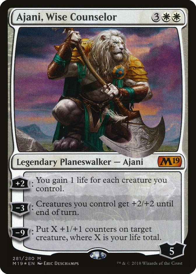 Ajani, Wise Counselor - Foil - Planeswalker Deck Exclusive