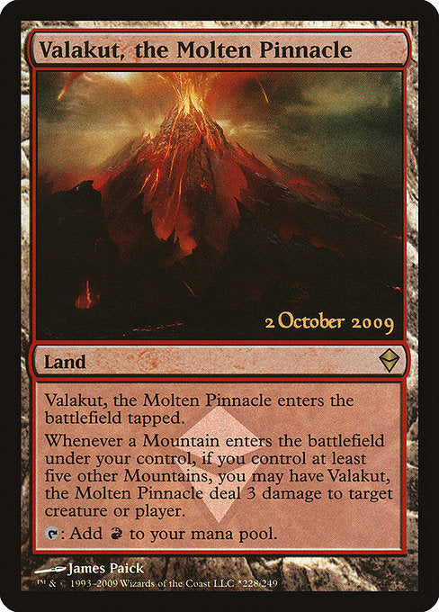 Valakut, the Molten Pinnacle - Foil - Release Promo