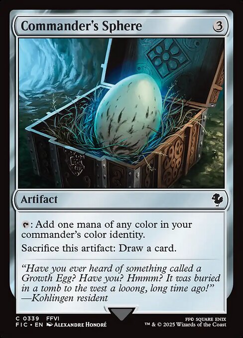 Commander's Sphere - Surge Foil