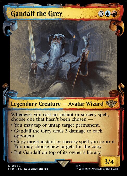 Gandalf the Grey - Silver Foil