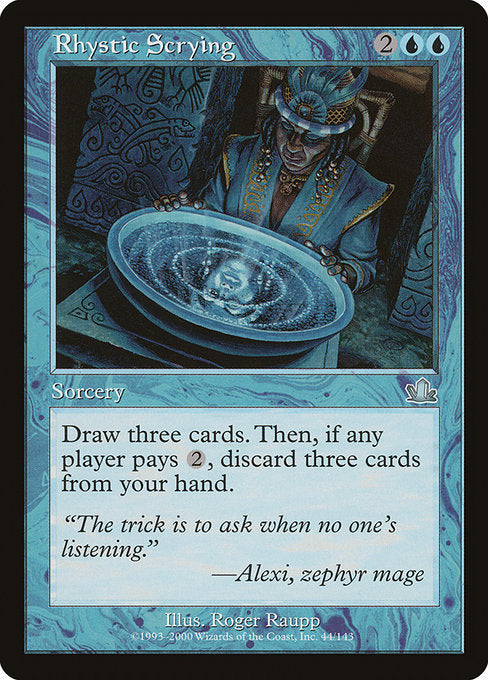 Rhystic Scrying - Foil