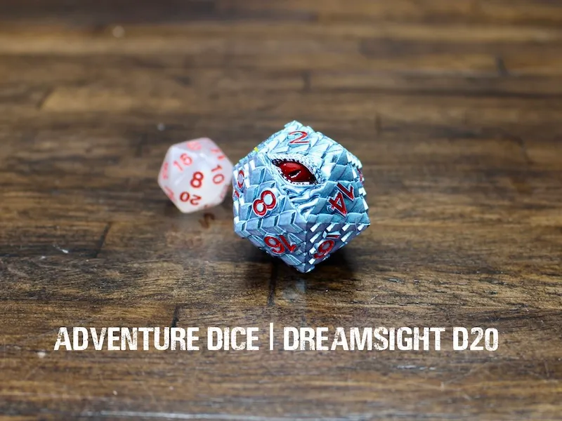 Large Metal D20 - Dreamsight