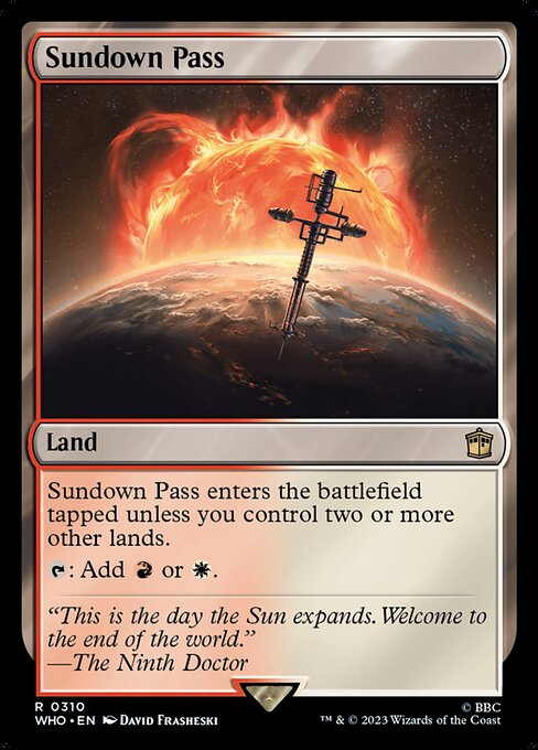 Sundown Pass - Foil