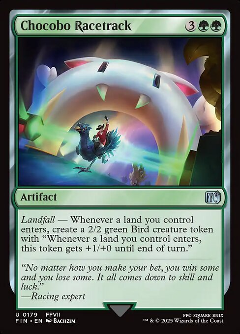 Chocobo Racetrack - Foil