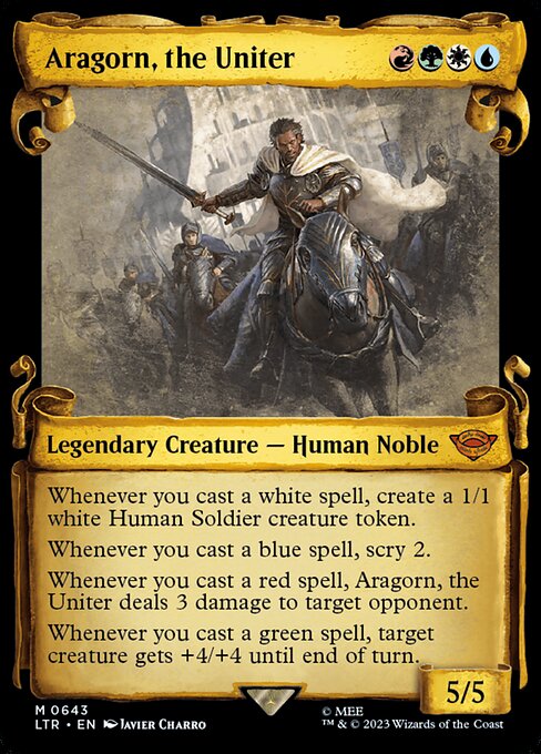 Aragorn, the Uniter - Silver Foil