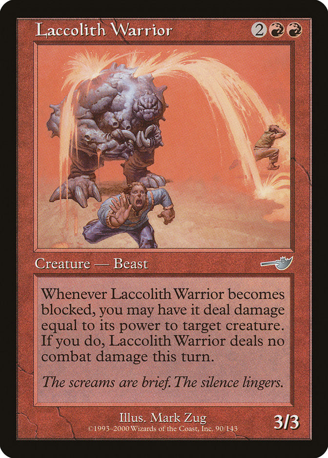 Laccolith Warrior - Foil