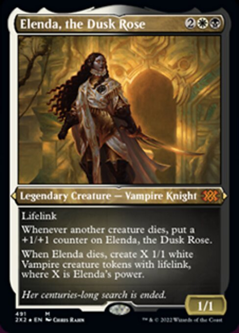 Elenda, the Dusk Rose - Foil Etched