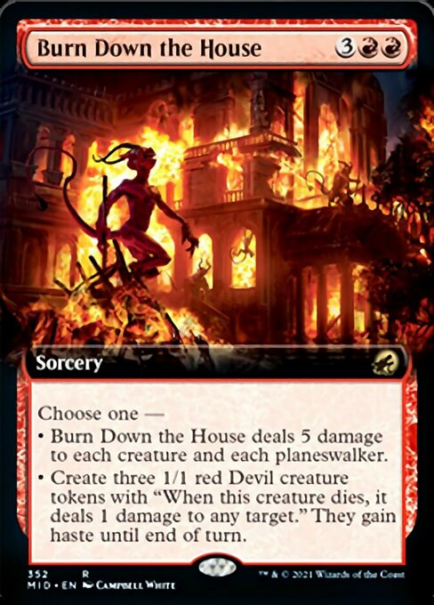 Burn Down the House - Foil