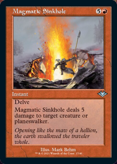 Magmatic Sinkhole - Foil