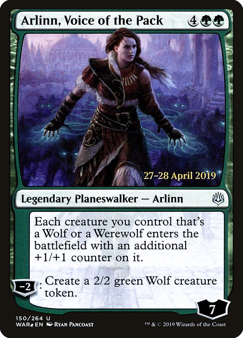 Arlinn, Voice of the Pack - Foil - Prerelease Promo