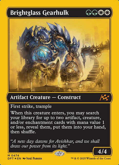 Brightglass Gearhulk - First Place Foil