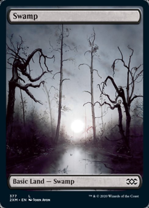 Swamp (377) - Full Art - Foil