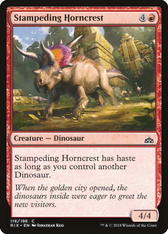 Stampeding Horncrest - Foil
