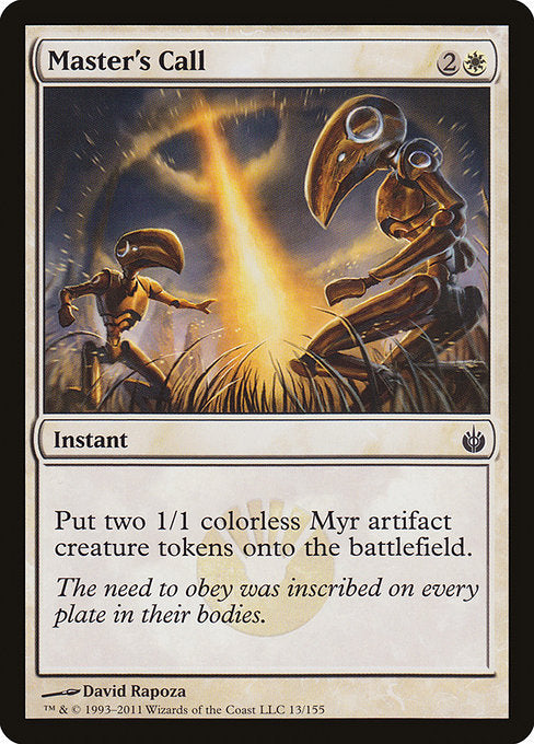 Master's Call - Foil