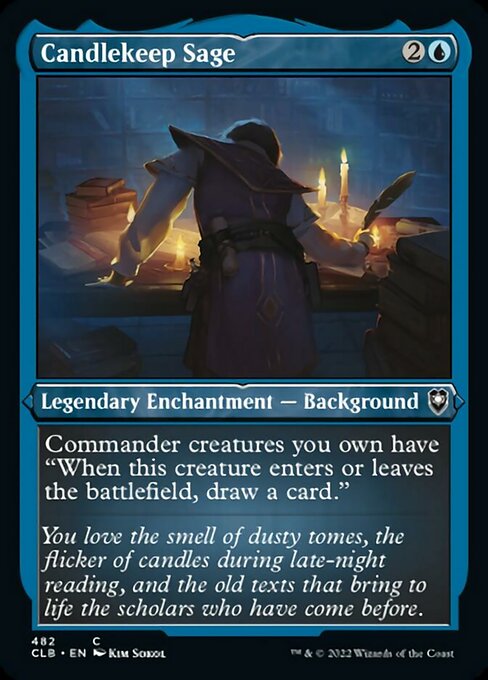 Candlekeep Sage - Foil-Etched
