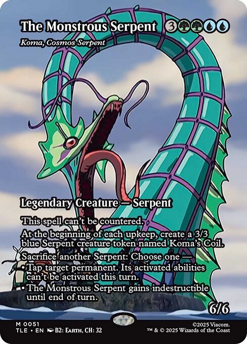 Koma, Cosmos Serpent (The Monstrous Serpent) - Foil
