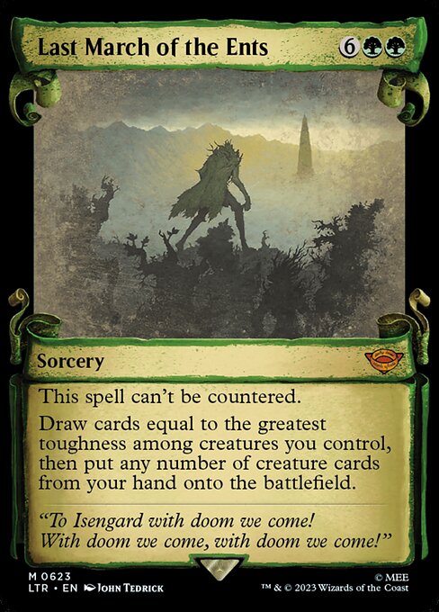 Last March of the Ents - Silver Foil