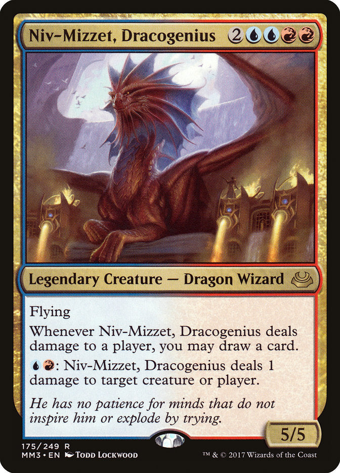 Niv-Mizzet, Dracogenius - Foil