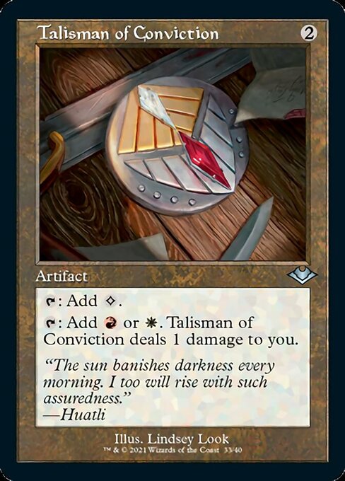 Talisman of Conviction - Foil-Etched