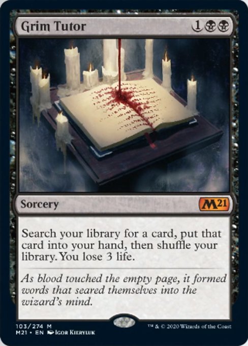 Grim Tutor - Foil