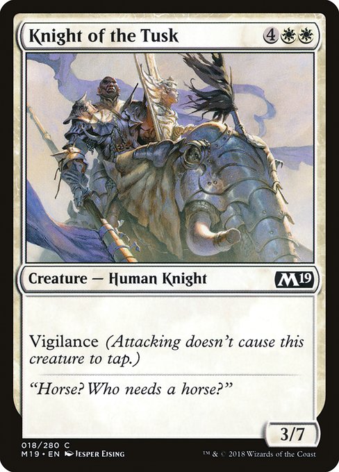 Knight of the Tusk - Foil