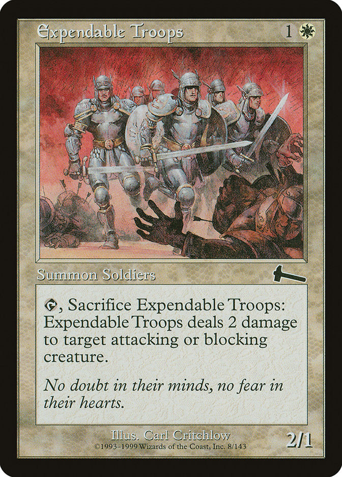 Expendable Troops - Foil