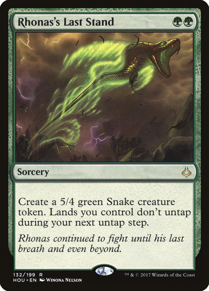 Rhonas's Last Stand - Foil