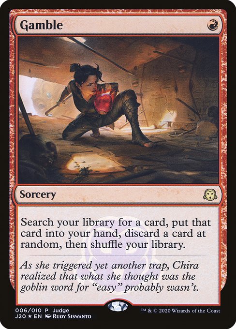 Gamble - Foil - Judge Promo