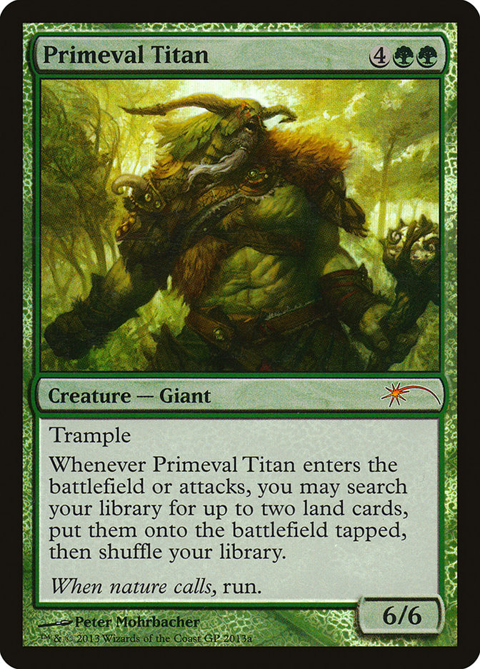 Primeval Titan - Foil - Grand Prix Promo