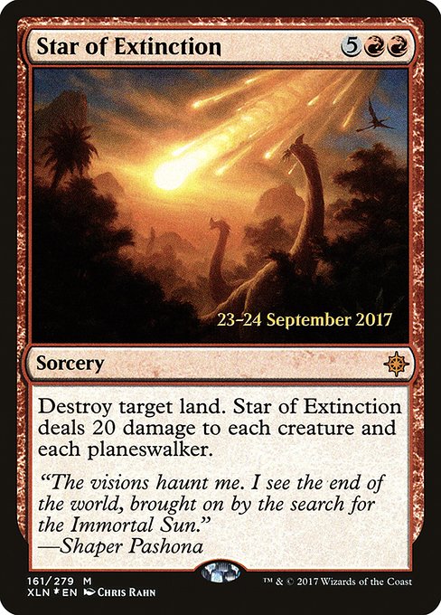 Star of Extinction - Foil - Prerelease Promo