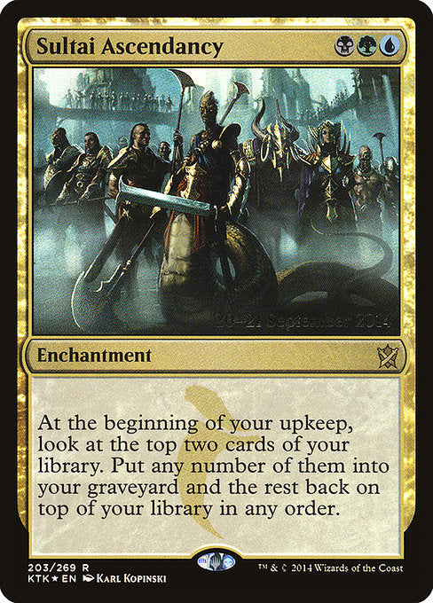 Sultai Ascendancy - Foil - Prerelease Promo