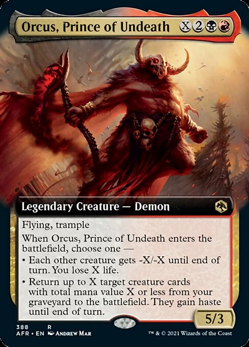 Orcus, Prince of Undeath - Foil