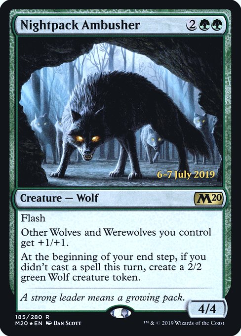 Nightpack Ambusher - Foil - Prerelease Promo