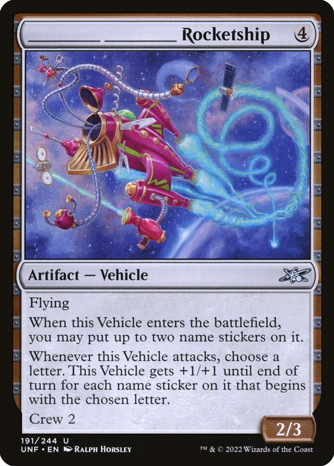 ______ ______ Rocketship - Foil