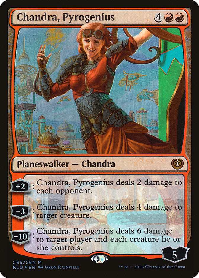 Chandra, Pyrogenius - Foil - Planeswalker Deck Exclusive