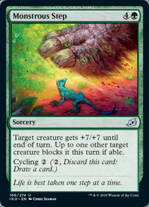 Monstrous Step - Foil
