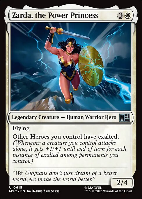 Zarda, the Power Princess - Foil