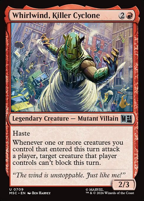 Whirlwind, Killer Cyclone - Foil