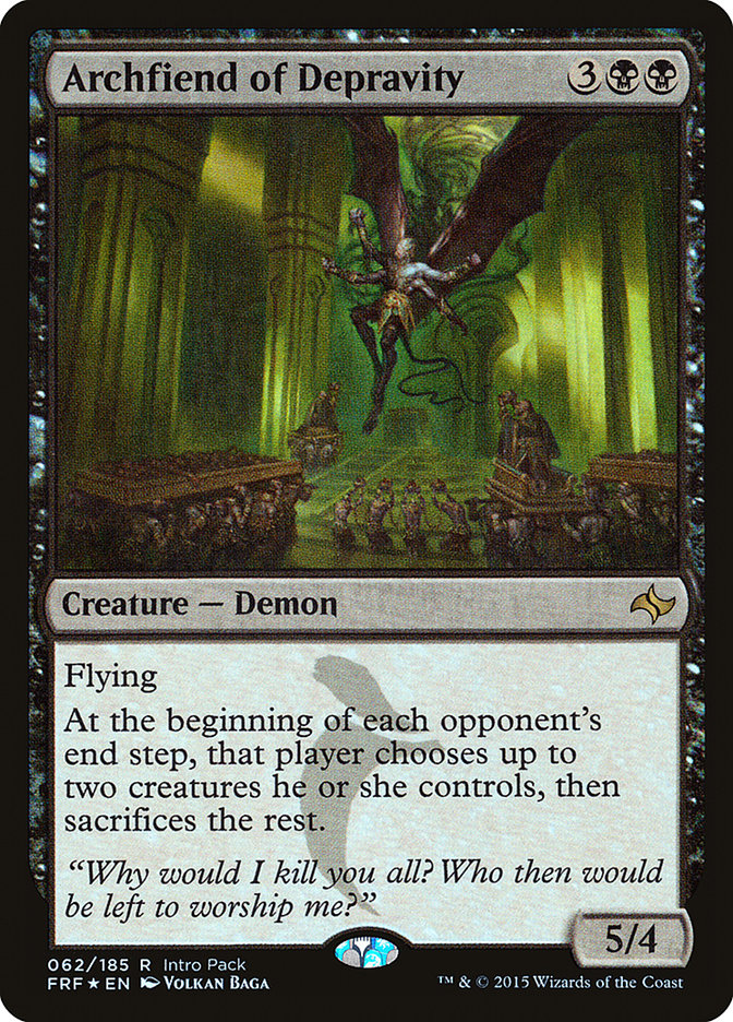 Archfiend of Depravity - Intro Pack Foil (MP)