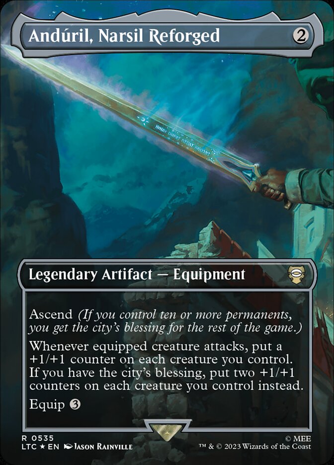 Anduril, Narsil Reforged - Surge Foil