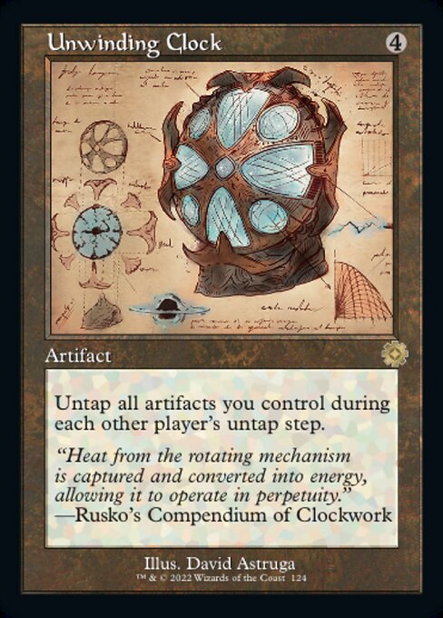 Unwinding Clock - Foil