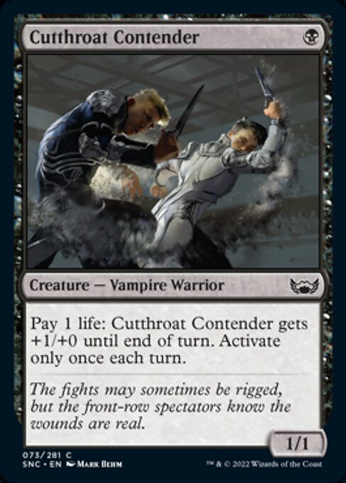 Cutthroat Contender - Foil
