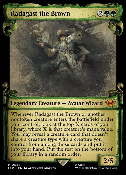 Radagast the Brown - Silver Foil