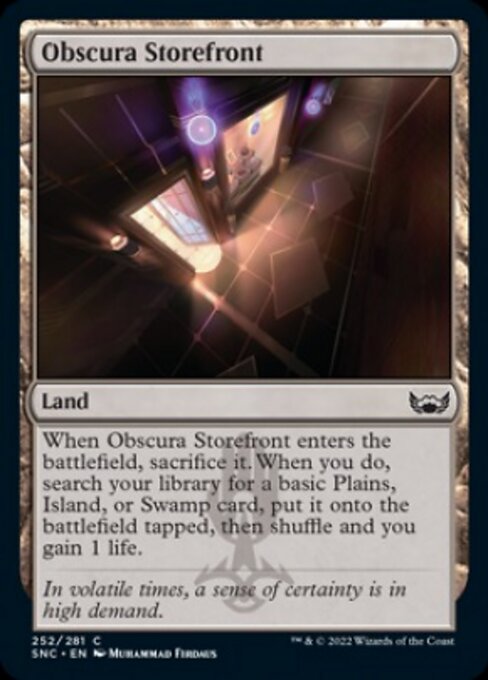 Obscura Storefront - Foil