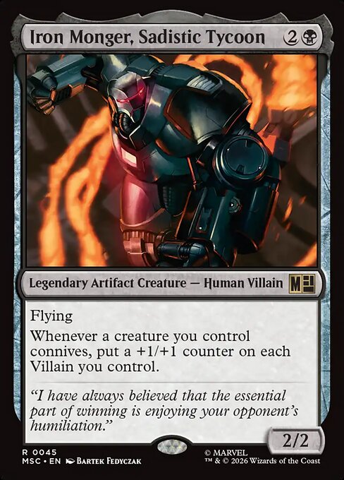 Iron Monger, Sadistic Tycoon - Surge Foil