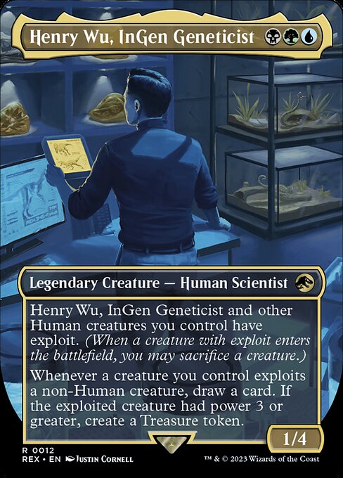 Henry Wu, InGen Geneticist - Foil