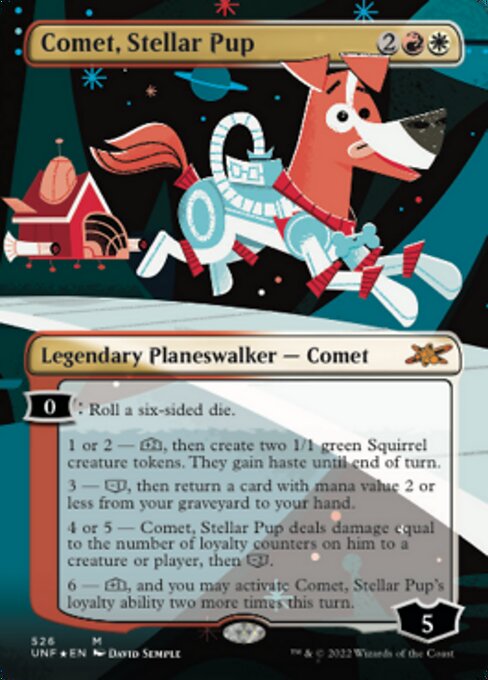 Comet, Stellar Pup - Galaxy Foil