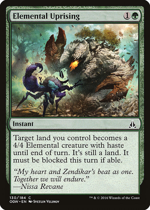 Elemental Uprising - Foil
