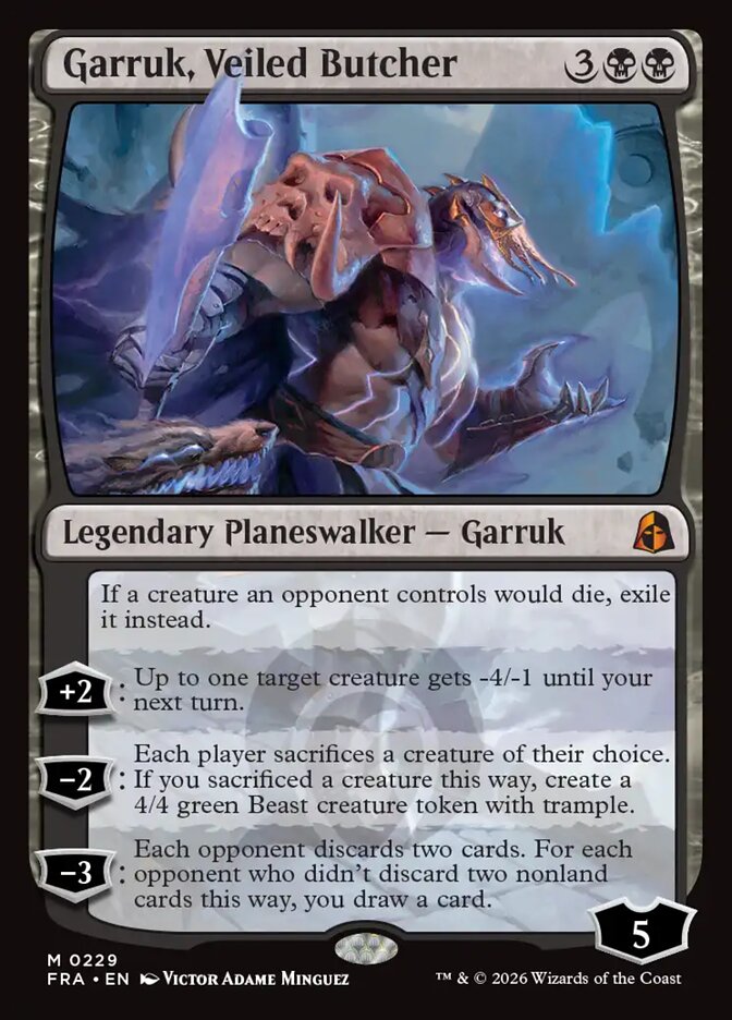 Garruk, Veiled Butcher - Foil